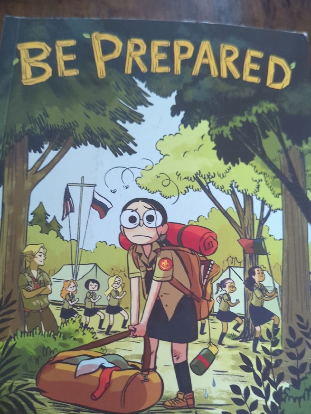 Be Prepared Kids' Illustrated Adventure Book - Green Cover Two Books Wow
